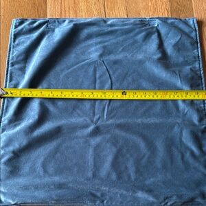 20 X 20 Blue Satin Velvet Pillow Cover
